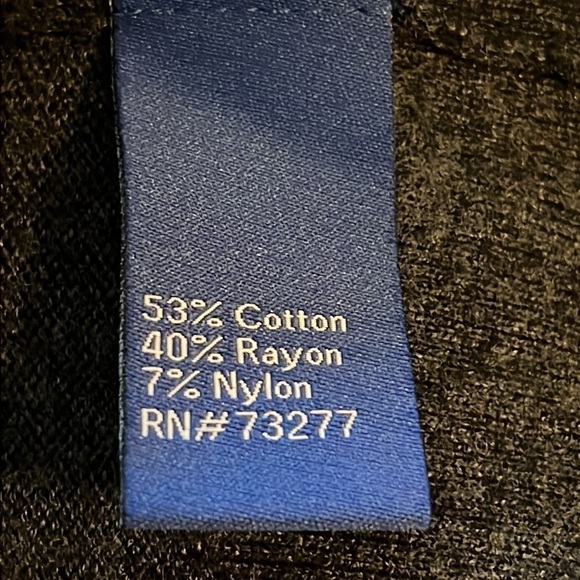 Apt.9 Sz XL ribbed cotton‎ blend open cardigan long sleeves front zip pockets - Picture 6 of 6